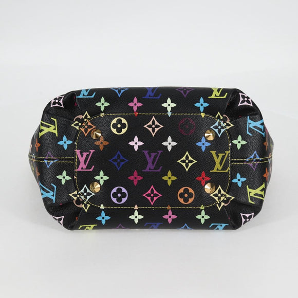 LOUIS VUITTON Multicolor Annie GM Shoulder Bag Black M40304 LV Auth 125796V