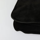 Salvatore Ferragamo Shoulder Bag Suede Dark Brown Auth 125799-8