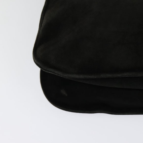 Salvatore Ferragamo Shoulder Bag Suede Dark Brown Auth 125799