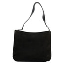 Salvatore Ferragamo Shoulder Bag Suede Dark Brown Auth 125799-2