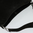 Salvatore Ferragamo Shoulder Bag Suede Dark Brown Auth 125799-6