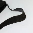 Salvatore Ferragamo Shoulder Bag Suede Dark Brown Auth 125799-7