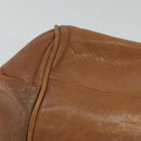 Chloe Etel Hand Bag Leather 2way Brown Gold Auth 125800-10