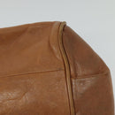 Chloe Etel Hand Bag Leather 2way Brown Gold Auth 125800-11