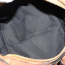 Chloe Etel Hand Bag Leather 2way Brown Gold Auth 125800-16