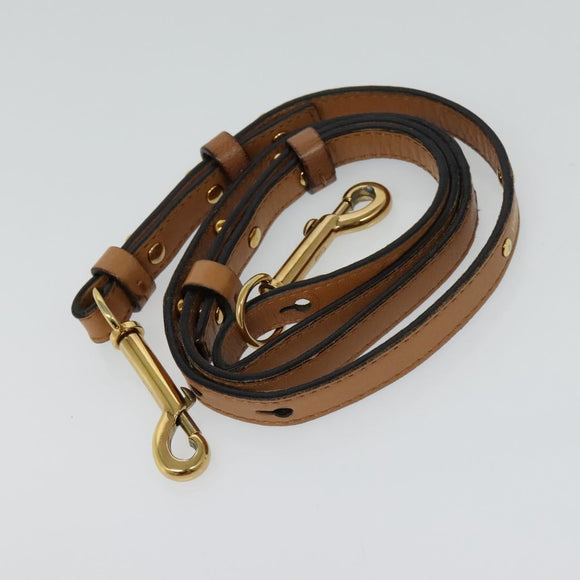 Chloe Etel Hand Bag Leather 2way Brown Gold Auth 125800