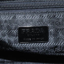 PRADA Hand Bag Velor Brown Auth 125801-17