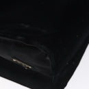 PRADA Hand Bag Velor Black Auth 125802-10