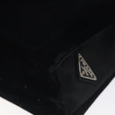 PRADA Hand Bag Velor Black Auth 125802-11
