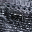 PRADA Hand Bag Velor Black Auth 125802-14