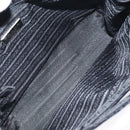 PRADA Hand Bag Velor Black Auth 125802-15