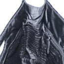 PRADA Hand Bag Velor Black Auth 125802-17