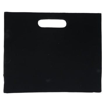 PRADA Hand Bag Velor Black Auth 125802 - 0