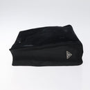 PRADA Hand Bag Velor Black Auth 125802-5