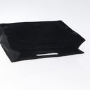 PRADA Hand Bag Velor Black Auth 125802-6