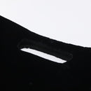 PRADA Hand Bag Velor Black Auth 125802-7