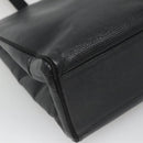 Salvatore Ferragamo Tote Bag Leather Black Gold Auth 125813-16