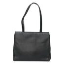 Salvatore Ferragamo Tote Bag Leather Black Gold Auth 125813-2