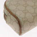 GUCCI GG Plus Supreme Shoulder Bag PVC Ivory Gold Auth 125814-16