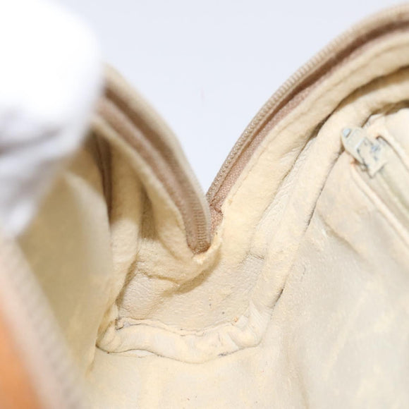 GUCCI GG Plus Supreme Shoulder Bag PVC Ivory Gold Auth 125814