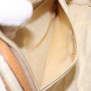 GUCCI GG Plus Supreme Shoulder Bag PVC Ivory Gold Auth 125814-12