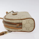 GUCCI GG Plus Supreme Shoulder Bag PVC Ivory Gold Auth 125814-4