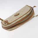 GUCCI GG Plus Supreme Shoulder Bag PVC Ivory Gold Auth 125814-6