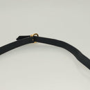 GUCCI Micro GG Supreme Sherry Line Clutch Bag PVC Navy Gold Auth 125818-9