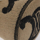 CELINE Shoulder Bag Raffia Beige Auth 125820M-15