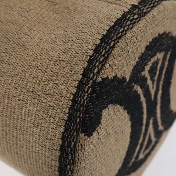 CELINE Shoulder Bag Raffia Beige Auth 125820M