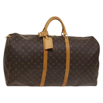 LOUIS VUITTON Monogram Keepall 60 Boston Bag M41422 LV Auth 125836