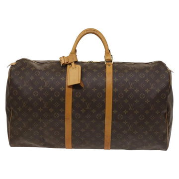 LOUIS VUITTON Monogram Keepall 60 Boston Bag M41422 LV Auth 125836 - 0