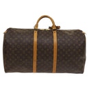 LOUIS VUITTON Monogram Keepall 60 Boston Bag M41422 LV Auth 125836-3