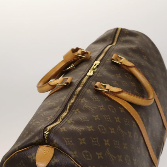 LOUIS VUITTON Monogram Keepall 60 Boston Bag M41422 LV Auth 125836