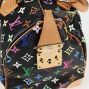 LOUIS VUITTON Monogram Multicolor Speedy 30 Hand Bag Black M92642 Auth 125838SAV-19