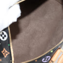 LOUIS VUITTON Monogram Multicolor Speedy 30 Hand Bag Black M92642 Auth 125838V-10