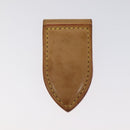 LOUIS VUITTON Pansu Abie Money Clip Leather Beige M64692 LV Auth 125842-2