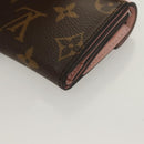 LOUIS VUITTON Monogram Portefeuille Zoe Wallet Pink M62933 LV Auth 125843-16