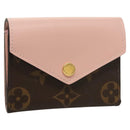 LOUIS VUITTON Monogram Portefeuille Zoe Wallet Pink M62933 LV Auth 125843-1