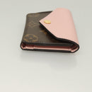 LOUIS VUITTON Monogram Portefeuille Zoe Wallet Pink M62933 LV Auth 125843-3