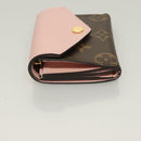 LOUIS VUITTON Monogram Portefeuille Zoe Wallet Pink M62933 LV Auth 125843-4
