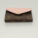 LOUIS VUITTON Monogram Portefeuille Zoe Wallet Pink M62933 LV Auth 125843-6