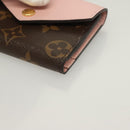LOUIS VUITTON Monogram Portefeuille Zoe Wallet Pink M62933 LV Auth 125843-14