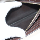 LOUIS VUITTON Damier Ebene Portofeuil Normandy Wallet Pink N61262 LV Auth 125844-10