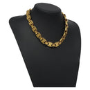 Salvatore Ferragamo Necklace metal Gold Auth 125846-1