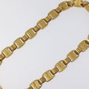 Salvatore Ferragamo Necklace metal Gold Auth 125846-8