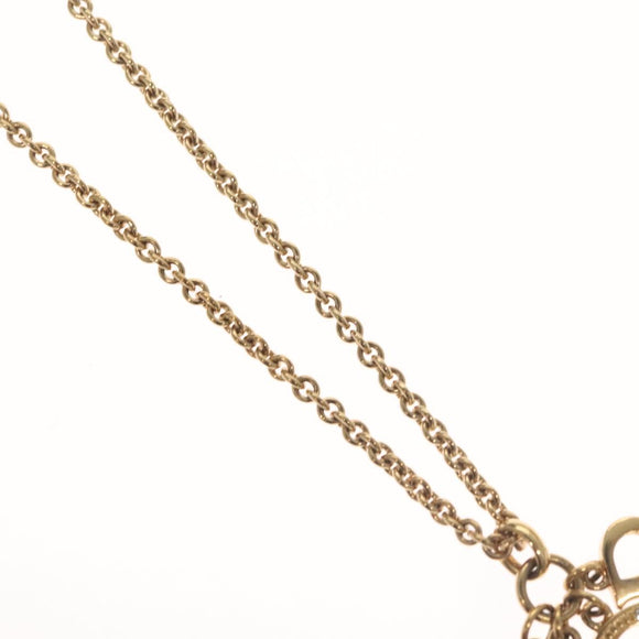 Christian Dior Necklace metal Gold Auth 125847