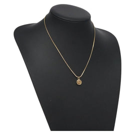 Christian Dior Necklace metal Gold Tone Auth 125849
