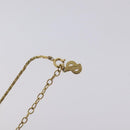 Christian Dior Necklace metal Gold Tone Auth 125849-6