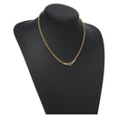 Christian Dior Necklace metal Gold Tone Auth 125850-1